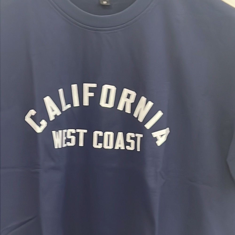 NWT - SHEIN Men's Letter Graphic T-Shirt, Navy - Size Medium - Picture 8 of 12